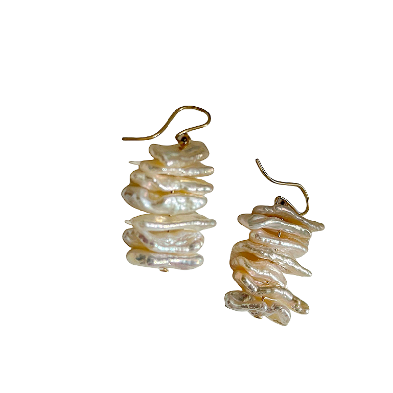 baroque pearl earrings