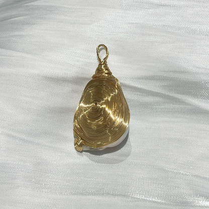 Chunky Baroque Pearl Pendant J