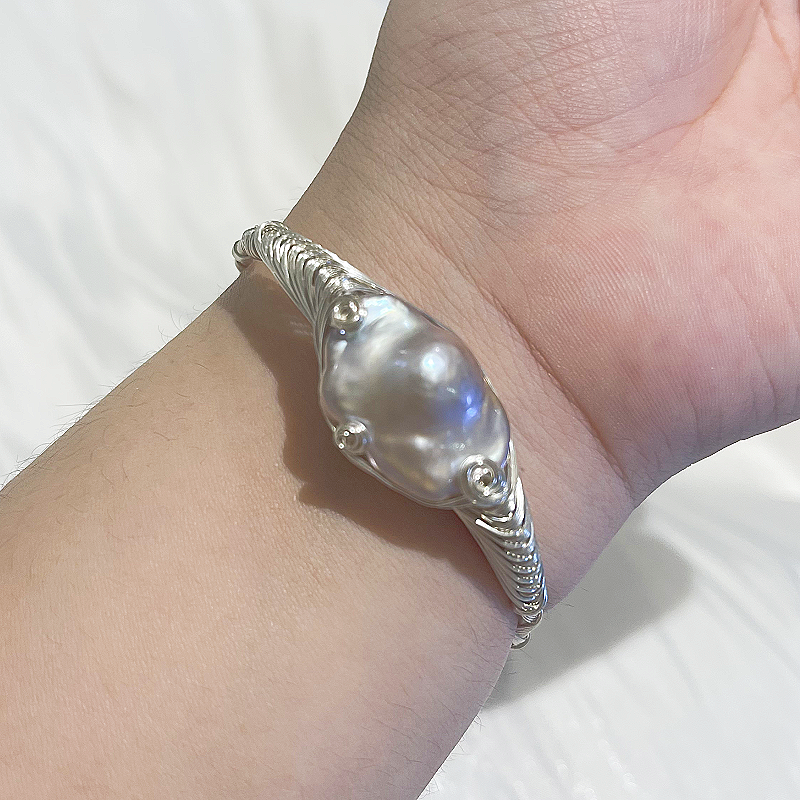 Chunky Baroque Pearl Bracelet