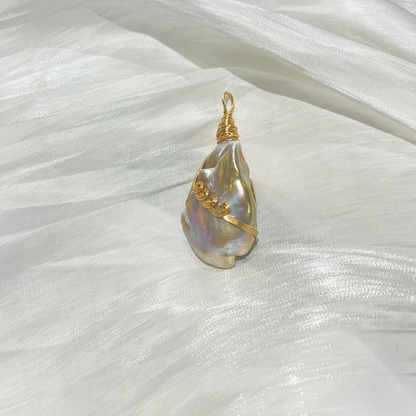 Chunky Baroque Pearl Pendant F