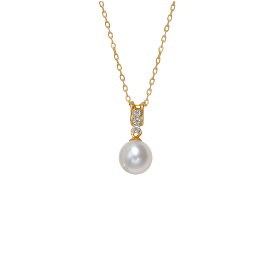 Pearl Pendant Necklace Annie