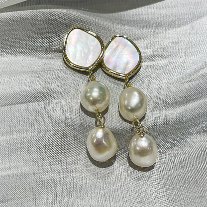 Pearl Drop Earrings Jasmine