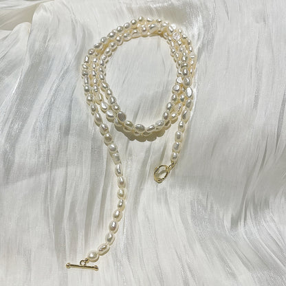 Long Baroque Freshwater Pearl Strand Ariana 7-8mm 100cm