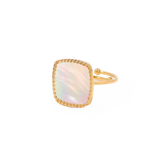 Mother of Pearl Adjustable Ring Vanessa 