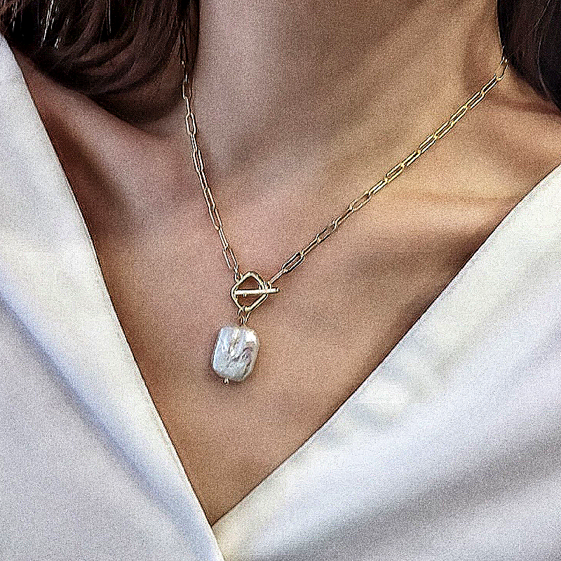 Pearl Pendant Necklace Rea