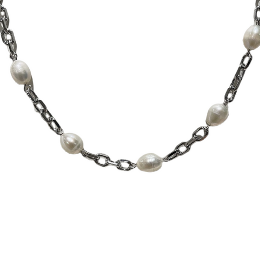 This is a white background product image of pearl necklace Jean.