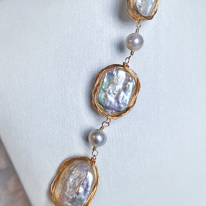 Baroque Pearl Necklace Felice