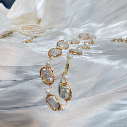 Baroque Pearl Necklace Felice