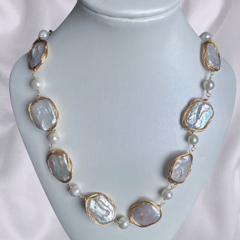 Baroque Pearl Necklace Felice