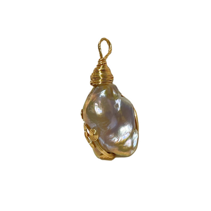 Chunky Baroque Pearl Pendant I