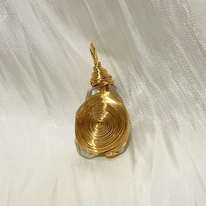 Chunky Baroque Pearl Pendant I