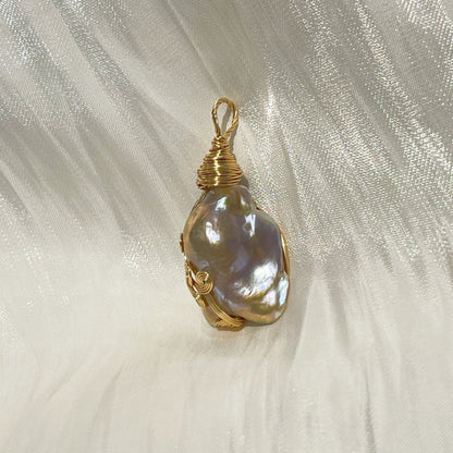 Chunky Baroque Pearl Pendant I